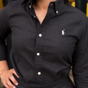CAMISAS OXFORD PREMIUM - NEGRO