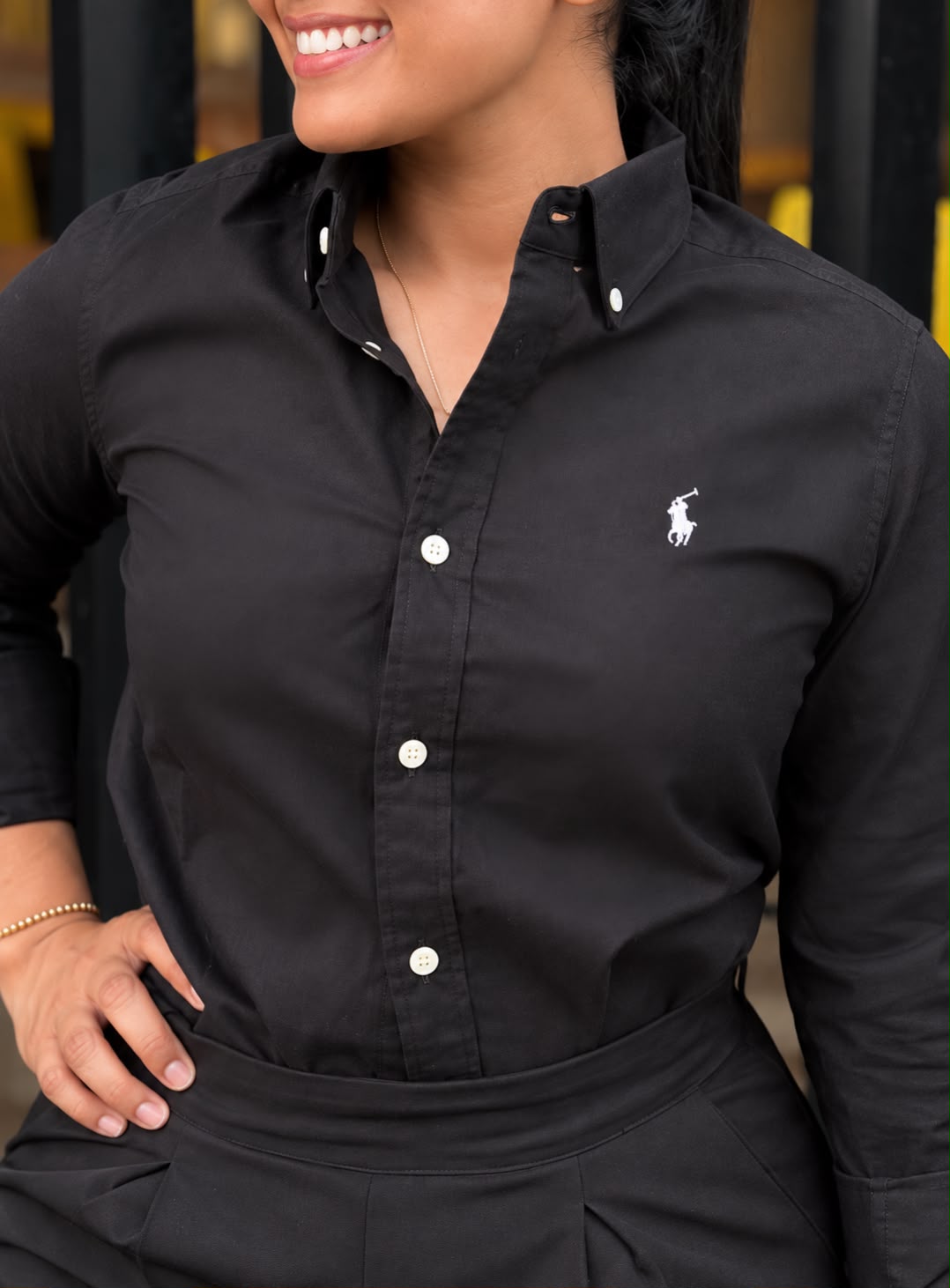 CAMISAS OXFORD PREMIUM - NEGRO