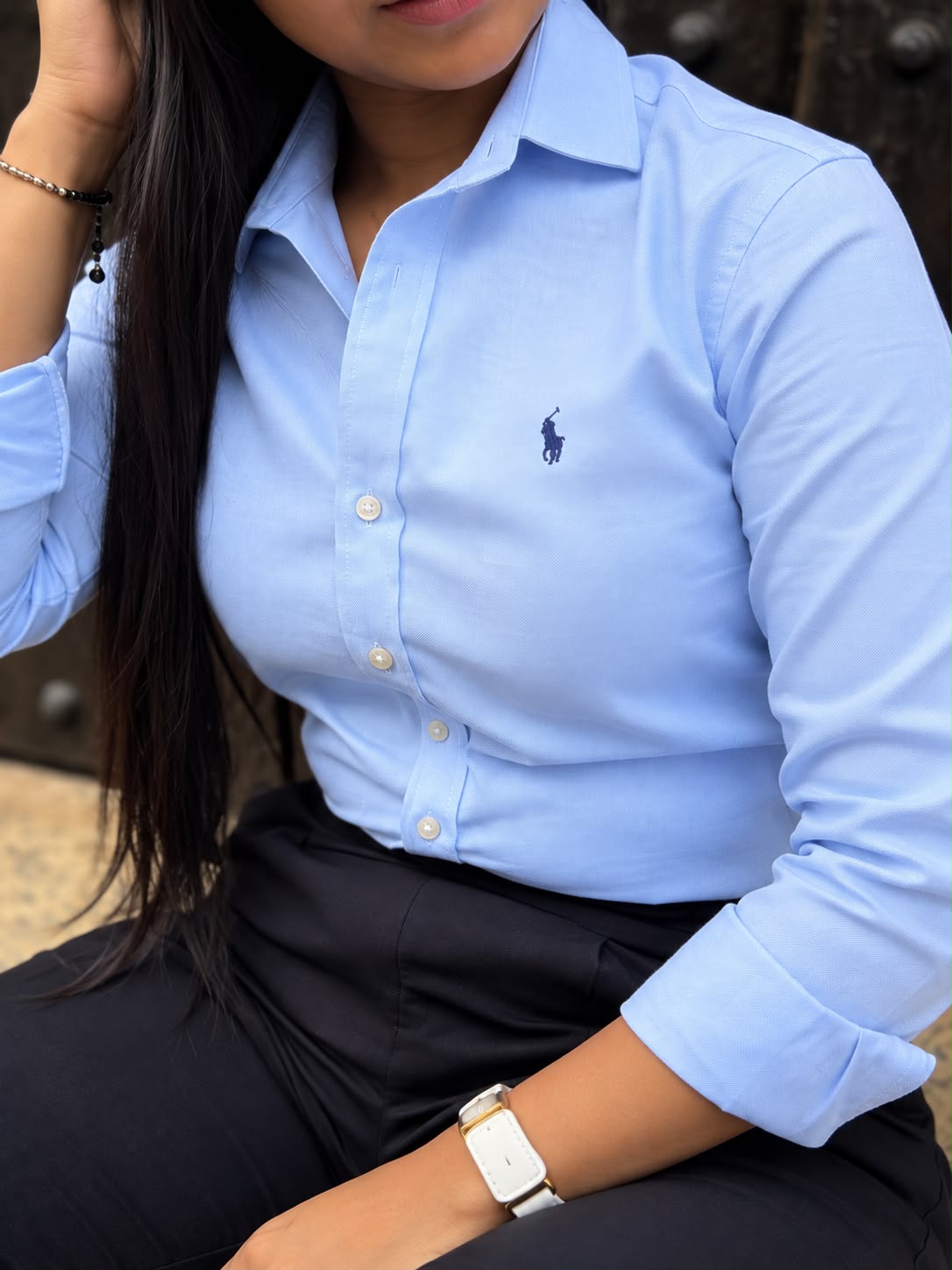 CAMISAS OXFORD PREMIUM - AZUL