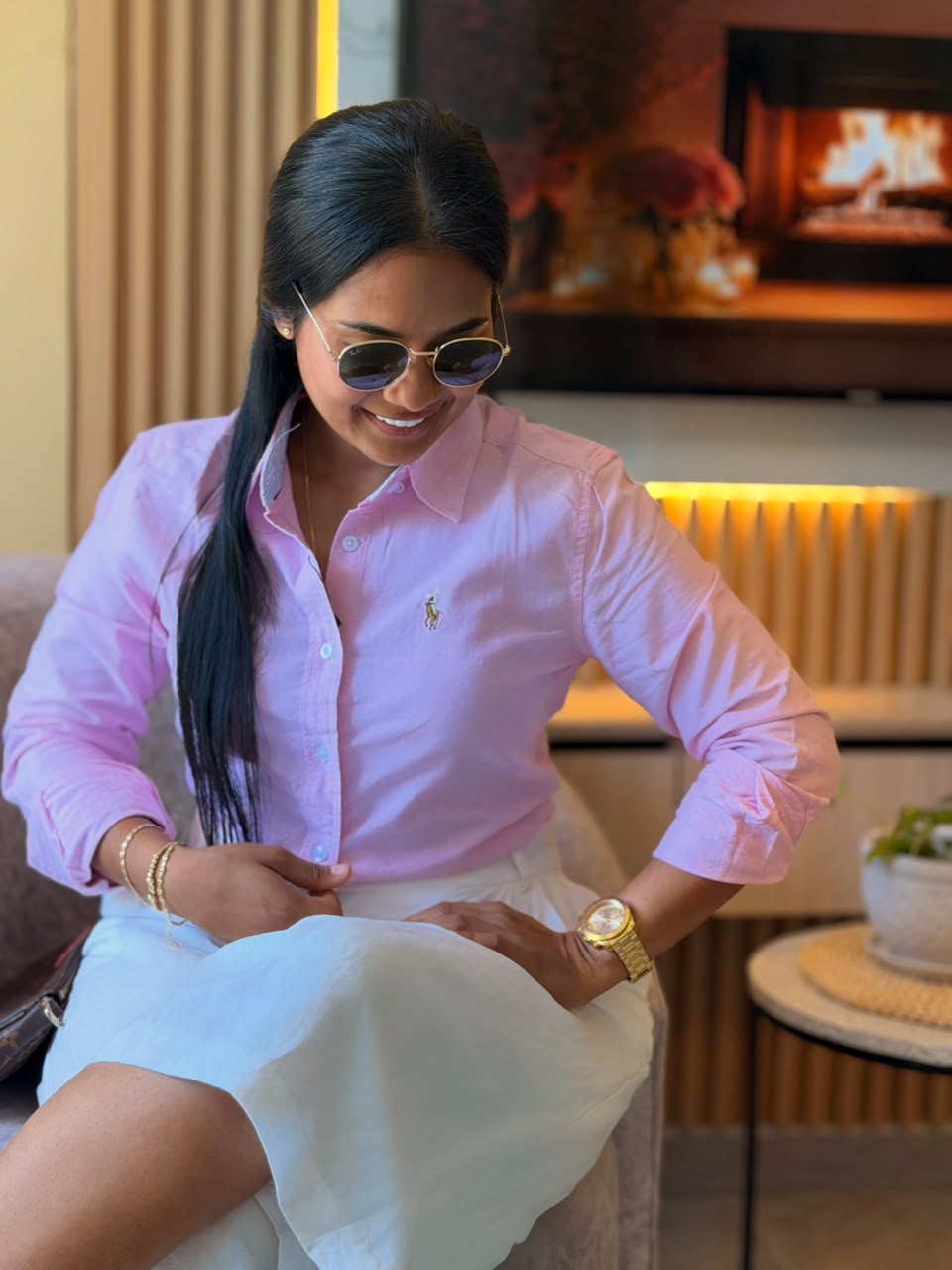 CAMISA OXFORD-ROSADO - Imagen 2
